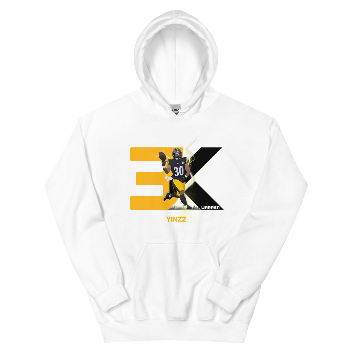 Jaylen Warren 3K Steelers Hoodie