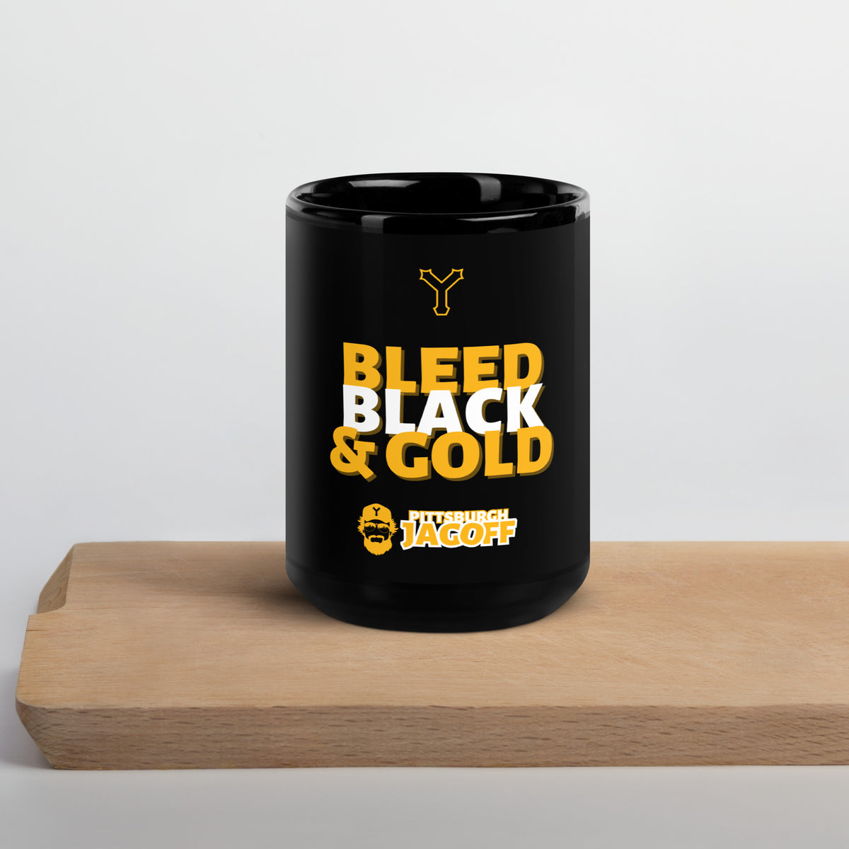JAGOFF | BLEED BLACK & GOLD MUG