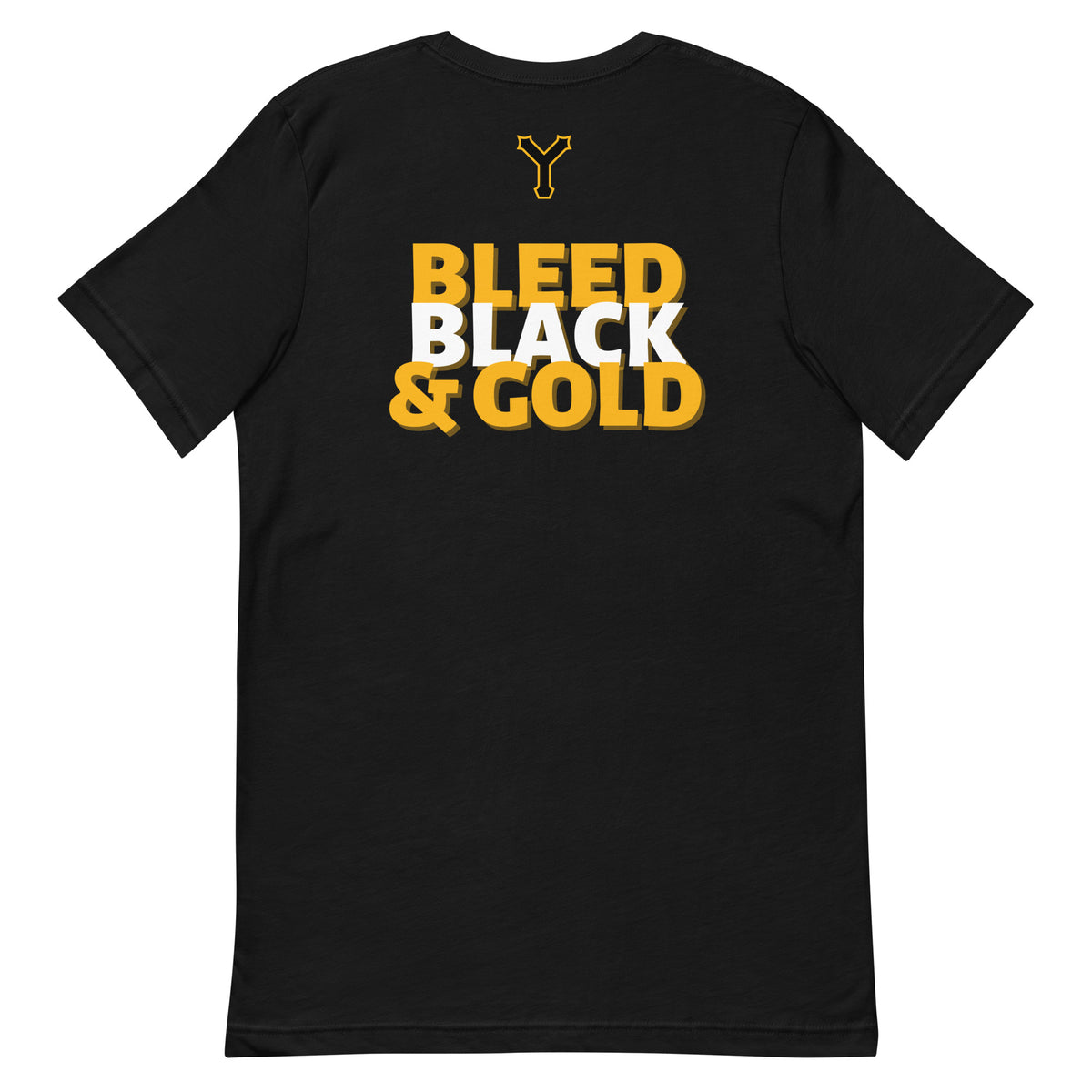 BLEED BLACK & GOLD JAGOFF TEE | YINZZ GRAPHIC TSHIRT