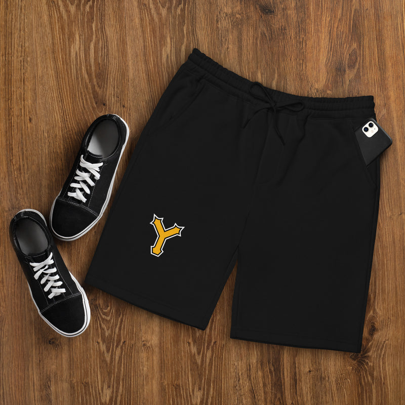YINZZ Shorts | Black & Gold Fleece