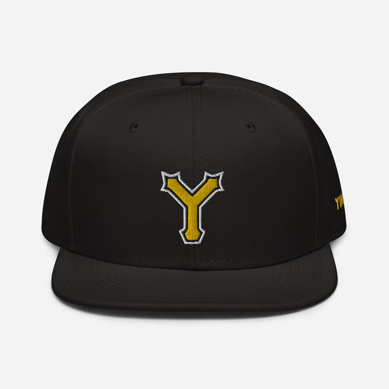 Snapback - Black & Gold Yinzz Y Hat