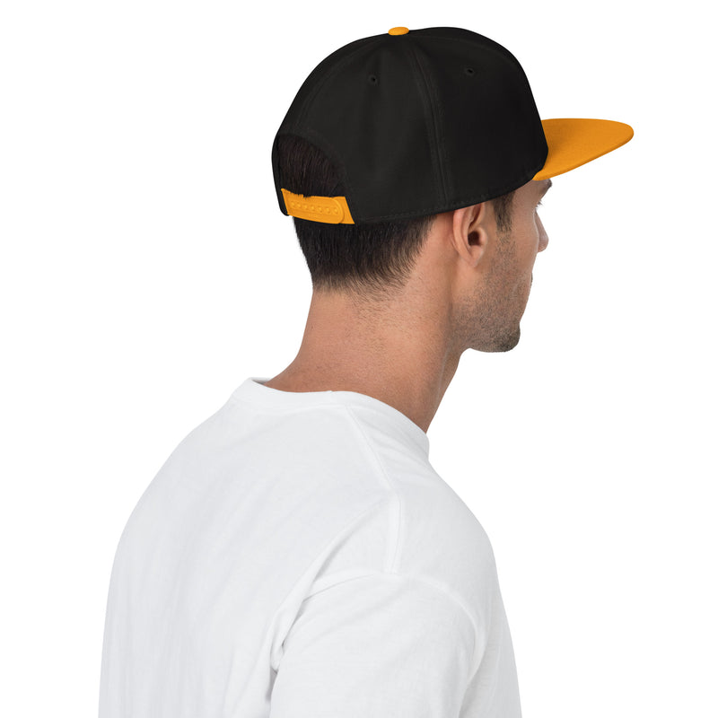 Snapback - Black & Gold Yinzz Y Hat