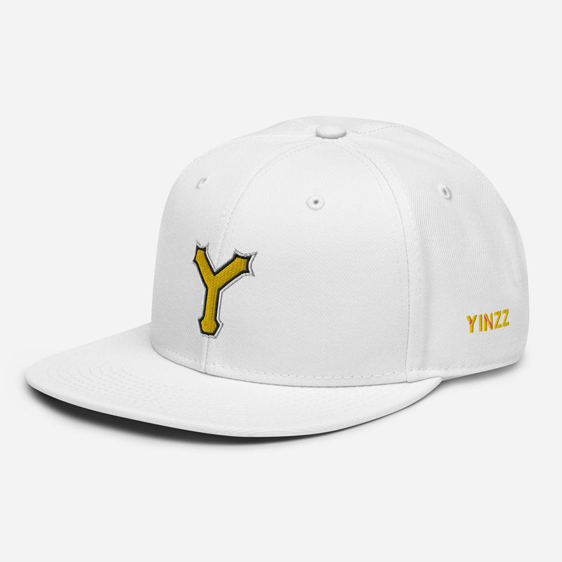 Snapback - Black & Gold Yinzz Y Hat