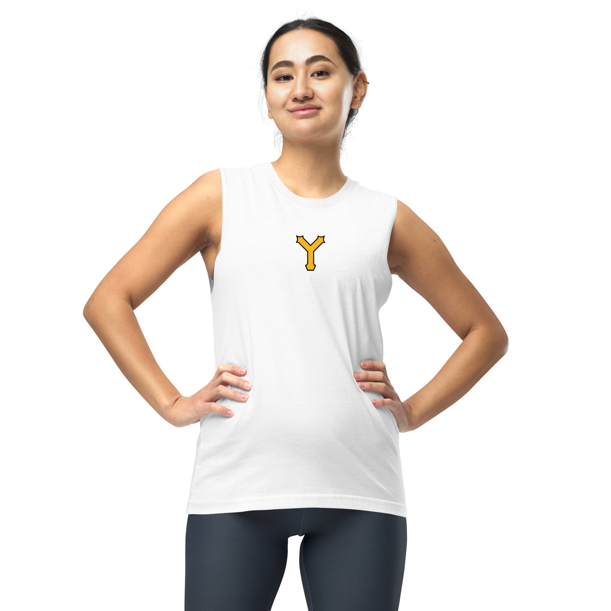 YINZZ Logo Muscle Shirt | Black & Gold