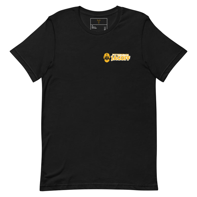 BLEED BLACK & GOLD JAGOFF TEE | YINZZ GRAPHIC TSHIRT